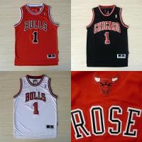 ราคา เสื้อบาสเก็ตบอล Chicago Bulls No.1 Derrick Rose (25885314737)