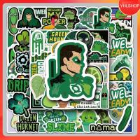 ราคา YHLพร้อมส่ง 68แบบ สติกเกอร์ โทนเขียว ฮีโร่ green Style Hero Green Hornet Sticker (24286882953)