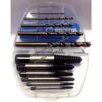 ราคา Powerชุดถอนเกลียวซ้าย6ตัว/ชุด+BRISTOLดอกสว่าน เจาะ สเตนเลส ขนาด2,3,4,6, 7.5 mm#1180 (603033510)