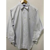 ราคา เสื้อเชิ้ตแขนยาว Ralph Lauren แท้ มือสอง สีน้ำเงิน (25217136503)