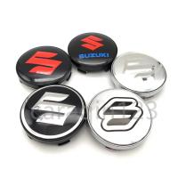 ราคา SUZUKI 4 ชิ้น / ล็อต 60 มม. ซูซูกิ ฝาครอบดุมล้อรถยนต์ ตราสัญลักษณ์ โลโก้ล้อกลาง ฝาครอบป้ายรถ อุปกรณ์จัดแต่งทรงผม (24722802051)