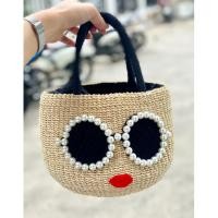 ราคา Used-กระเป๋า Ajolie ของแท้จากShopที่ญี่ปุ่น (Ajolly SI-1906 Cargo Bag, Pearl Sunglasses Basket Bag, Mini Size) (4414784259)