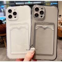 ราคา เคสโทรศัพท์มือถือซิลิโคน TPU กันกระแทก พร้อมช่องใส่บัตร สําหรับ Samsung Galaxy S23 Ultra S22 Plus S21 FE 5G S20 S10e S10 5G S10 Note 10 Plus Note 20 Ultra 5G (22938676761)