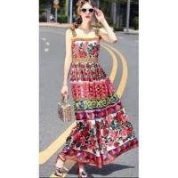 ราคา เดรสยาว DG งานป้าย white garden ผ้าหนักงานสวยsz s (6663928986)