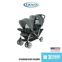 ราคา GRACO STADIUM DUO GLIDER STROLLER -GLACIER รถเข็นเด็กพี่น้อง หรือรถเข็นฝาแฝด (24775166077)