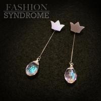 ราคา ER102 Silver Crown Swarovski (22544886)