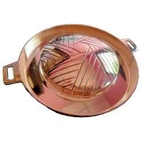 ราคา กะทะทองเหลือง BBQ กะทะปิ้งย่างไม่มีรู 35 ซม. กะทะย่างหมูกะทะ สำหรับเตาถ่าน ทำจากทองเหลืองแท้ (23658673161)