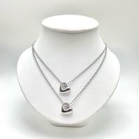 ราคา Piing me stainless steel necklace | สร้อยคอสแตนเลสพร้อมจี้หัวใจ (24336410730)