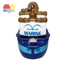 ราคา แท้‼️ พวงกุญแจวันพีช เรือทหารเรือ Marine Ship One Piece **ล้อไขลานไม่ได้** (24354712876)