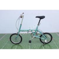 ราคา จักรยานพับได้ญี่ปุ่น - ล้อ 16 นิ้ว - ไม่มีเกียร์ - อลูมิเนียม - Sneaker - สีเขียว [จักรยานมือสอง] (16677421325)