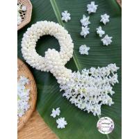 ราคา พวงมาลัยมะลิ เสมือนมะลิสด (งานฝีมือ) พวงมาลัยวันแม่ (19290708519)