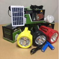 ราคา ไฟฉายพกพา SOLAR LIGHTING SYSTEM ชาร์จไฟด้วยสาย USB หรือพลังงานแสงอาทิตย์ ผ่านแผงโซลาร์เซลล์ ใส่ถ่านชาร์จได้ (22003028974)
