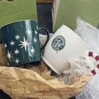 ราคา New Starbucks แก้วกาแฟ สีเขียวลายดาว (28155353273)