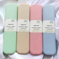 ราคา ของชำร่วยงานแต่งงาน ของชำร่วยชุดช้อนฟางข้าวสาลี ชุดช้อนส้อมตะเกียบ ชุดช้อนส้อมพกพา (11899518239)