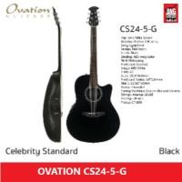 ราคา Ovation Guitars Celebrity Standard CS24-5-G Black (29813502391)