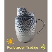 ราคา เหยือกน้ำลายไทย Pitcher ขนาด 13 ซม.สีเงิน สีเงิน ยี่ห้อ ตราเพชร Diamond brand (6118741912)