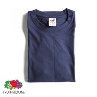 ราคา เสื้อยืดคอกลมFruit of The Loom soft premium Navy Blue (7717790967)