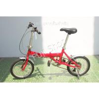 ราคา จักรยานพับได้ญี่ปุ่น - ล้อ 16 นิ้ว - มีเกียร์ - อลูมิเนียม - FIAT - สีแดง [จักรยานมือสอง] (17988997408)