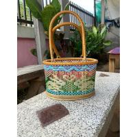 ราคา ตะกร้าหวายทรงกระเป๋า (27251722358)