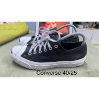 ราคา Converse Jack Purcell 40/25.5 หนังดำ (23250390959)