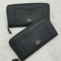 ราคา COACH ACCORDION ZIP WALLET IN CROSSGRAIN LEATHER (7117340686)
