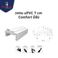 ราคา ส่งฟรี! Polywood โพลีวูด วงกบมีซับ uPVC 7 cm. ซับ 9.8-12.4 cm. รุ่น COMFORT วงกบสีขาว วงกบ uPVC (28306185807)