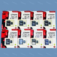 ราคา Kingston เมมโมรี่การ์ด Micro sd card 2GB-256GBกล้อง/กล้องติดรถยนต์/โทรศัพท์มือถือ (29660368660)