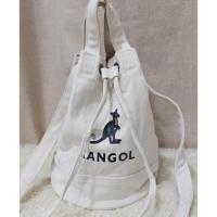 ราคา KANGOL แท้100% แบรนด์แท้ กระเป๋าสะพายข้างมือสอง ทรงขนมจีบ ผ้าแคนวาส (24922922381)