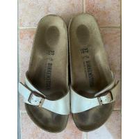 ราคา รองเท้า birkenstock madrid สีขาวมุก (27917018148)