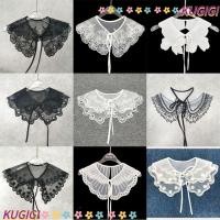 ราคา Kugigi ปกเสื้อเชิ้ตปลอม แฟชั่น ผ้าพันคอ ผ้าคลุมไหล่ ตกแต่งลูกไม้ ปกเสื้อปลอม (18087499933)