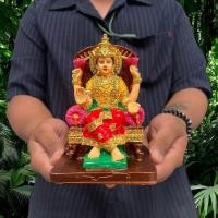 ราคา พระแม่ลักษมี งานนำเข้าจากอินเดีย ผ่านพิธีเเล้ว เเต่งสีสด สวยงาม ขนาด 4 ินิ้ว (24970976922)