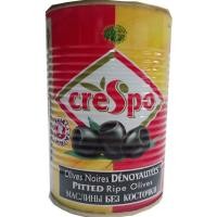 Crespo Pitted Black Olives 425ml (เครสโป มะกอกดำไร้เม็ดในน้ำเกลือ 425มล)