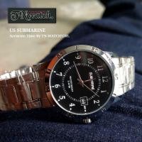 ราคา US SUBMARINE รุ่น A-002M นาฬิกาข้อมือชายระบบควอทซ์แสดงเวลา/วันที่กันน้ำ100%พร้อมกล่อง (16211178879)