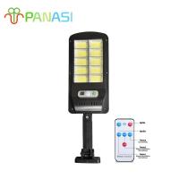 ราคา Panasi ไฟถนนรีโมทคอนโทรล 660W+รีโมท ไฟถนนโซล่าเซลล์ ไฟถนน โคมไฟติดผนัง Solar Light ไฟสปอตไลท์ ไฟสวน โคมไฟถนน (22854609161)