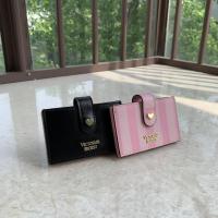 ราคา ของแท้ ใหม่ กระเป๋าสตางค์ ใส่บัตรได้หลายใบ ลาย victoria's secret PinkStripe (13192677896)