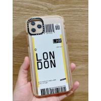 ราคา เคส iPhone 11 pro max Casetify Airport Bag tag: LONDON มือสอง (12520348668)