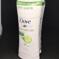 ราคา Dove Advanced Care Cool Essential Twin Pack % (2345765444)