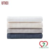 ราคา muji style ผ้าขนหนูผ้าเช็ดตัวใช้ในบ้าน ลายวาฟเฟิล ผ้าฝ้าย100% สีทึบ ดูดซับน้ำดีบางเก็บง่าย Towel/Bath Towel UTICI Living (8372182500)