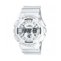 ราคา Casio G-Shock นาฬิกาข้อมือผู้ชายสายเรซินรุ่นGA-120A-7ADR-White (340076839)