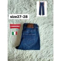 ราคา CARRERA คาเรร่า แบรนดังอิตาลี Wide Fit Jeans แท้%มือสอง (24578723369)