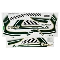 ราคา สติ๊กเกอร์ ฟีโน้ yamaha fino แต่ง ปี 2011 รุ่น 15 สีเขียว ขาว (เคลือบเงา) (9410310591)