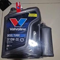 ราคา น้ำมันเครื่อง วาโวลีน Diesel turbo 10W-30 6+1ลิตร (ดีเซล) (26361567075)