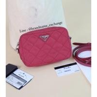 ราคา PRADA mini Box Tessuto impuntu ibisco (18635794898)