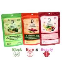 ราคา ชุด Block Burn & Beauty (ซองเขียว ส้ม ชมพู) (22169411948)