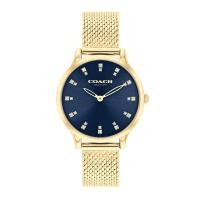 ราคา COACH Chelsea รุ่น CO14504218 นาฬิกาข้อมือผู้หญิง สายสแตนเลส สีทอง หน้าปัด 32 มม. (25533656712)