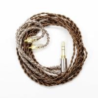 ราคา New single crystal copper Earphone Cables Headphone Wire MMCX Upgrade cable (988964409)