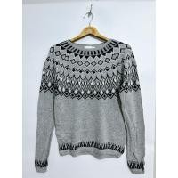 ราคา H&Mเสื้อสเวตเตอร์ไหมพรม สีเทา อก34ยาว22 (25288182856)