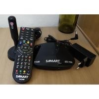 ราคา กล่องทีวีดิจิทัล samart pro DVBT2 พร้อมเสาอากาศ Createch มือสอง ต่อรองราคาได้ (22040654326)