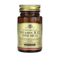ราคา [ วิตามินบี 12 ] Solgar, Sublingual Vitamin B 12, 1,000 mcg x 100 เม็ด (Nuggets) //B12 (28912596663)