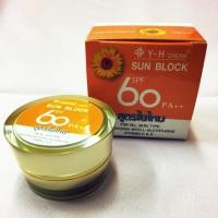 ราคา Y-H CREAM sun block ( SPF 60++) สูตรใยไหม (3238591516)